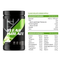 Clear Isolate - Green Apple 500g -Nahrung Welt Clear Isolate Green Apple 500g 776 1