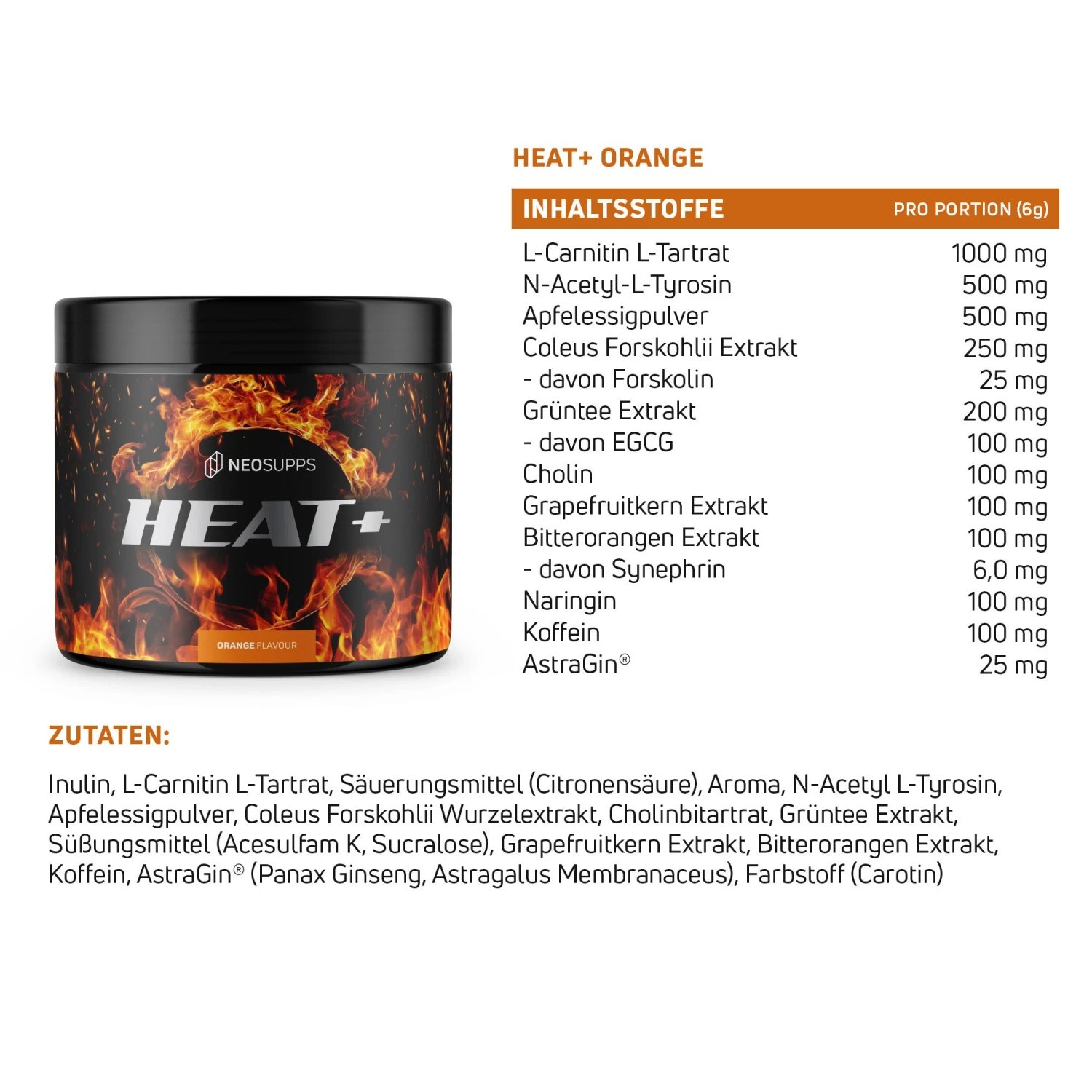 Heat+ - Orange, 240g 3 Heat+ - Orange, 240g – Bild 3