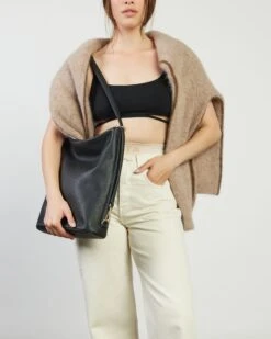 June Shoulder Bag -Nahrung Welt SABEN SS25 Ecomm June Black 5