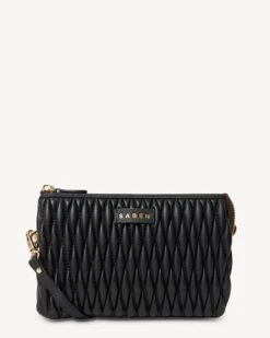Tilly Crossbody Black Diamond Quilt