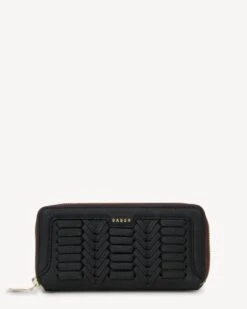 Lyric Wallet Black Macro Weave